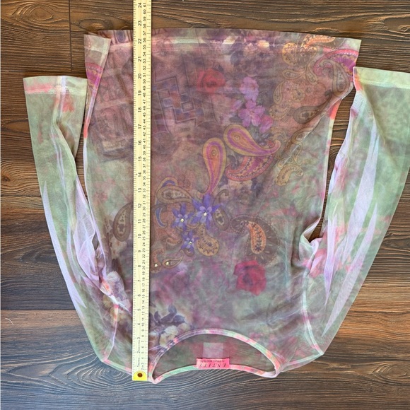 Vintage Y2K Entity Small Sheer Top by Daniel Benjamin - Picture 12 of 13